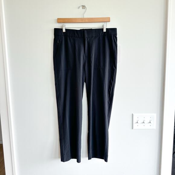 Athleta Tribeca Utility Crop Pant Black 10 NWT - Picture 2 of 11